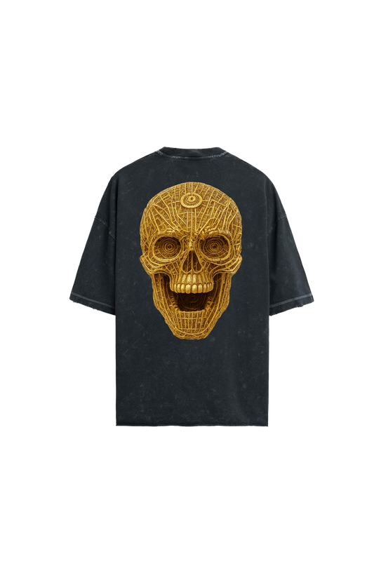 "Spiral Skull" - Oversized Tee