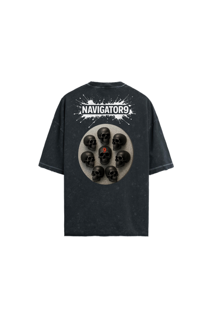 "Little Skulls" Logo - Oversized Tee