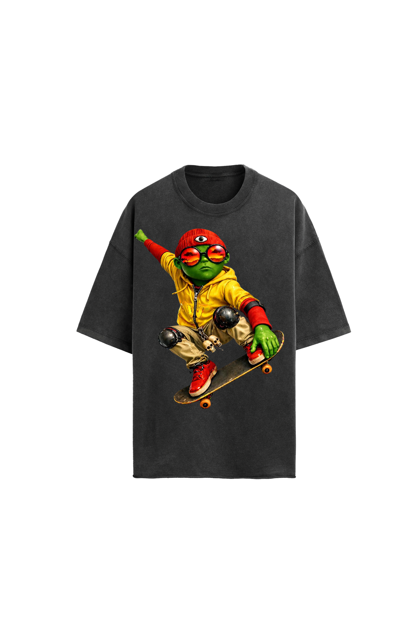 ''wise skater'' - Oversized