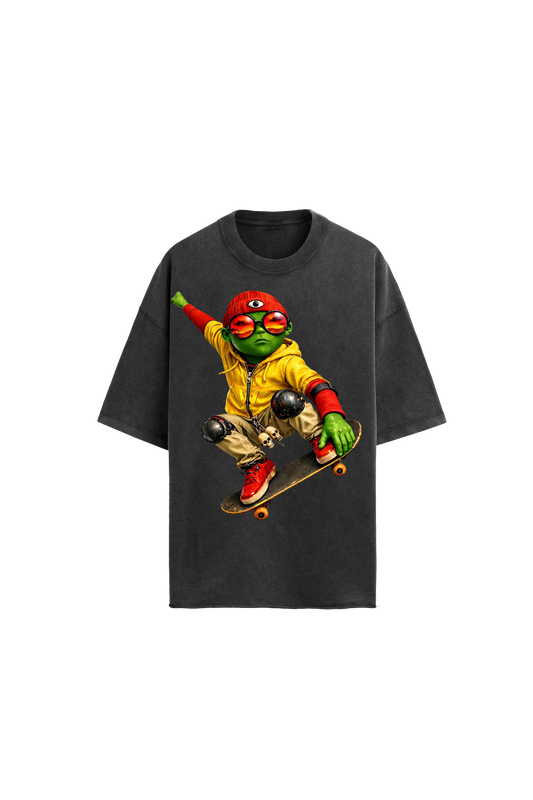 ''wise skater'' - Oversized