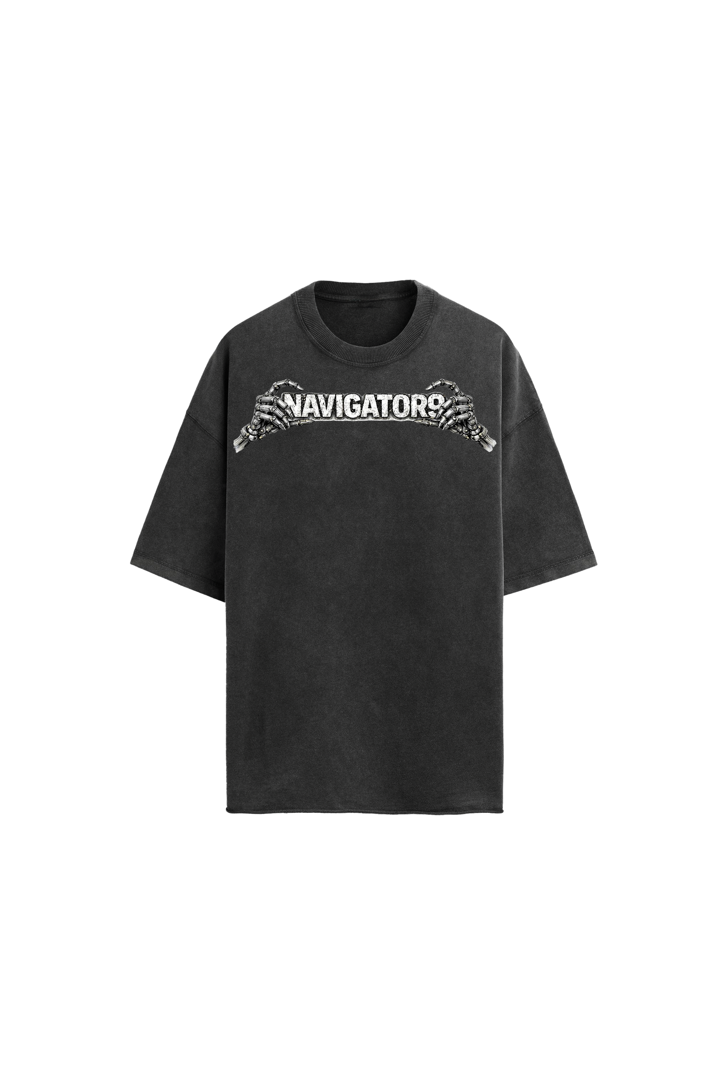"Silver Skull" - Oversized Tee