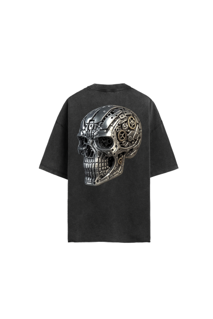 "Silver Skull" - Oversized Tee