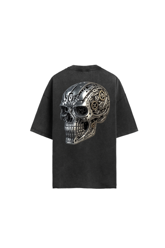 "Silver Skull" - Oversized Tee