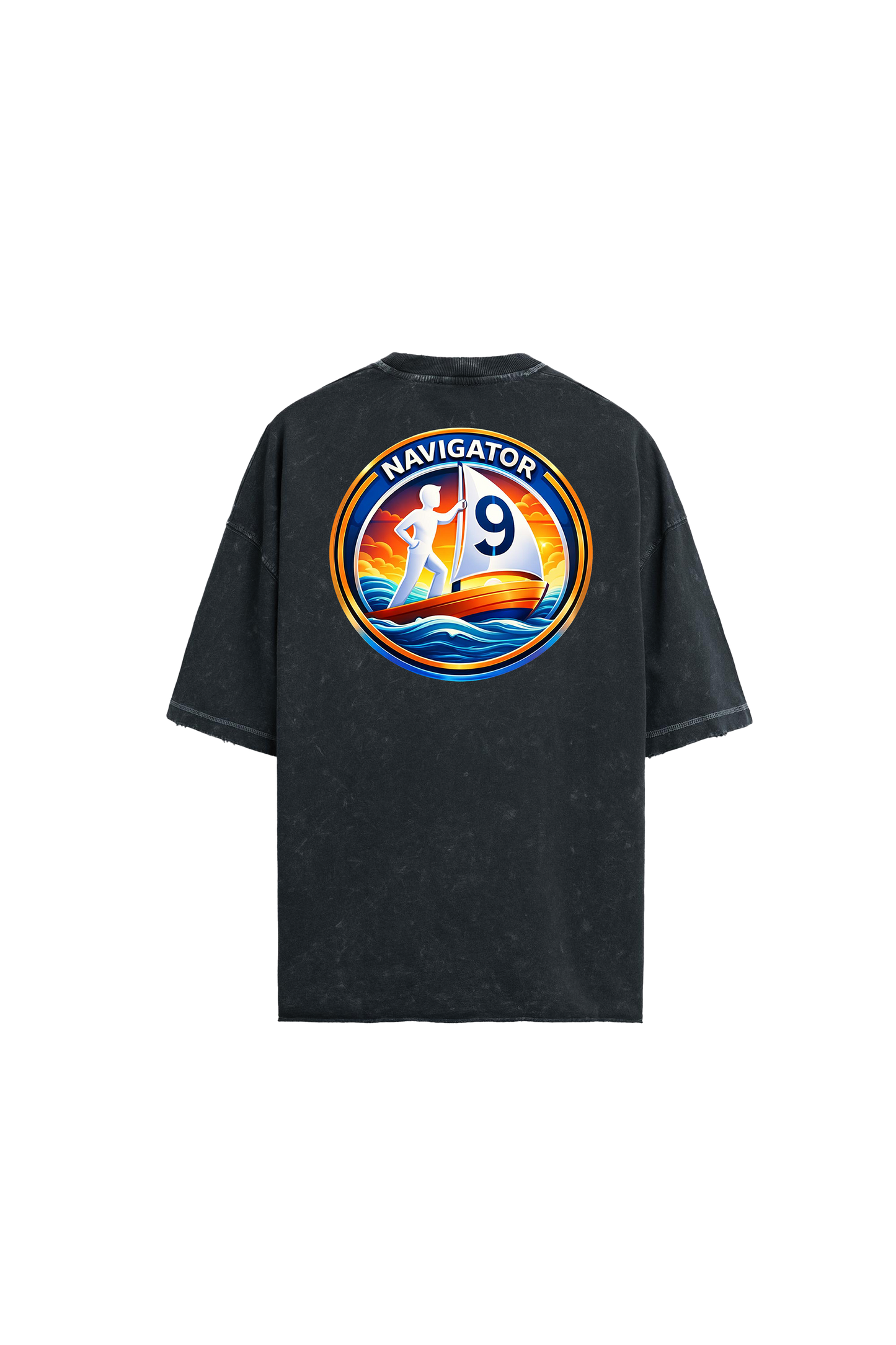 "Navigator Combo Colorway 2" - Logo - Oversized Tee