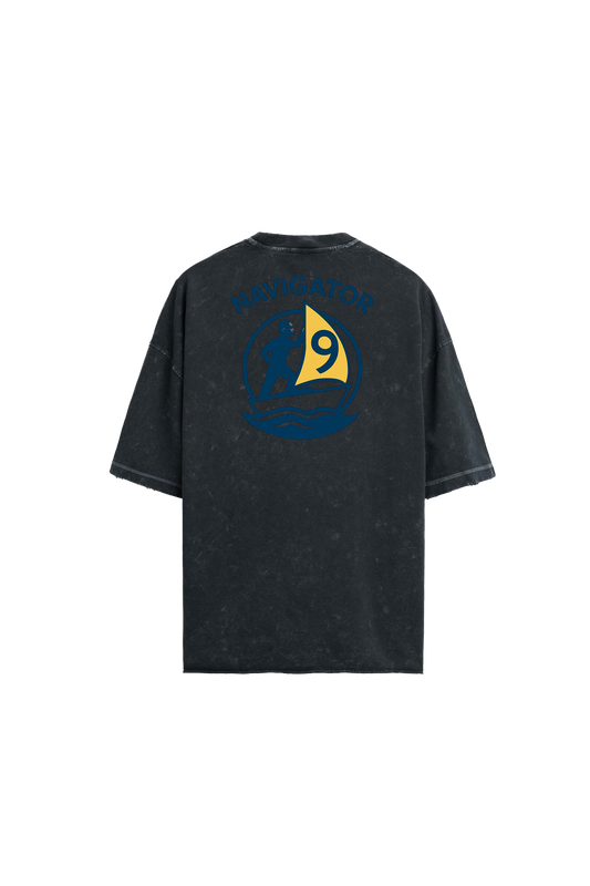 "Navigator Combo Colorway" Logo - Oversized Tee